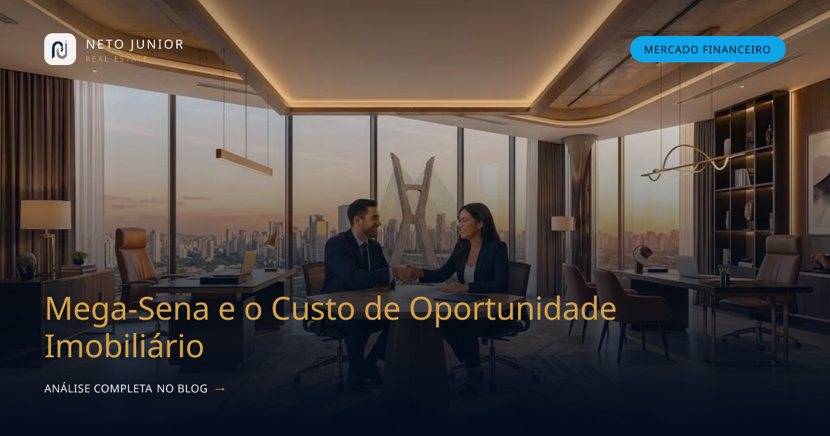 Mega-Sena e o Custo de Oportunidade Imobiliário