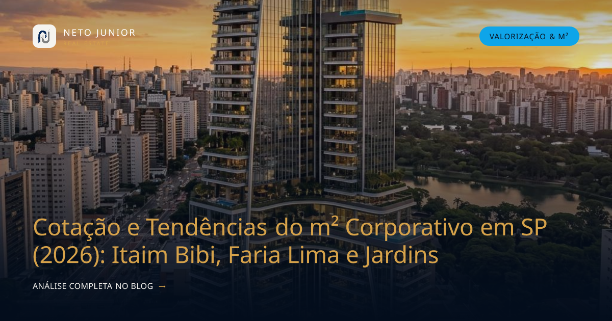 Edifícios corporativos na Faria Lima e Itaim Bibi em SP