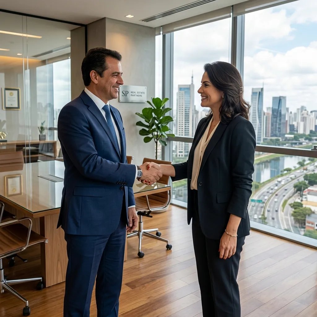Investidores em reuniao